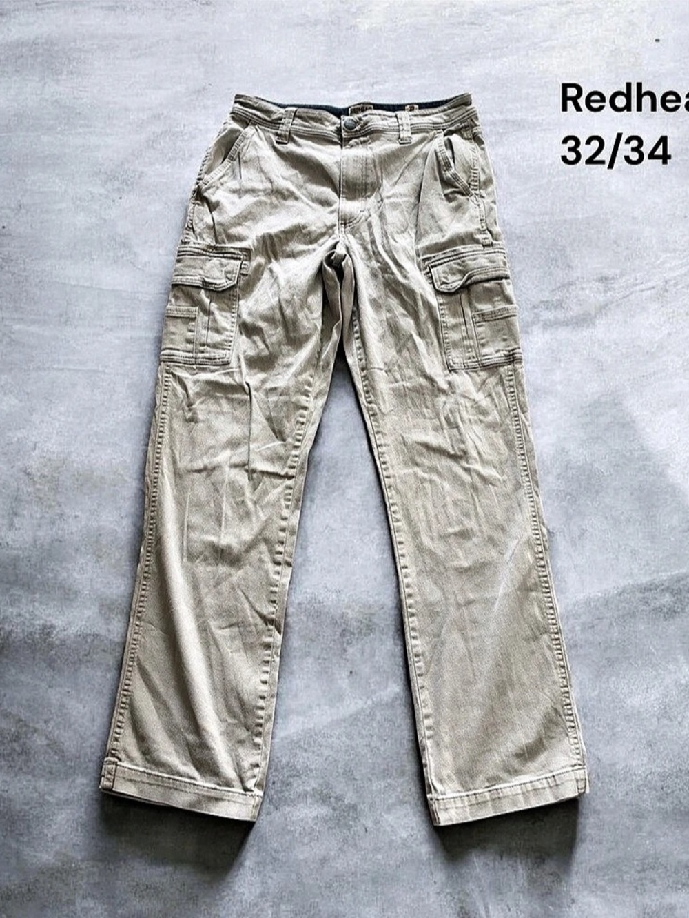 Redhead Cargo Pants Beige Waist 32/34